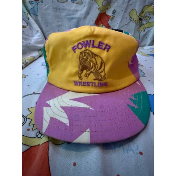 True Vintage Fowler Wrestling abstract design - Picture 1 of 4